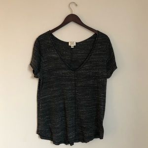 PST V Neck w Salvage Edge